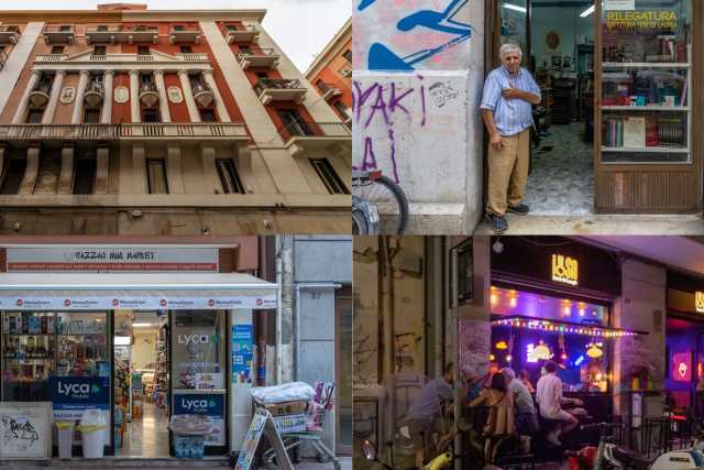 Edifici antichi, negozi storici, locali per immigrati, movida serale: � il variegato mondo di via Abbrescia